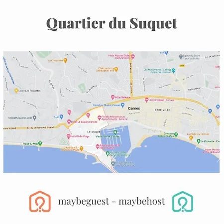 Apartment C054-bel Lumineux Au Coeur Du Suquet Cannes